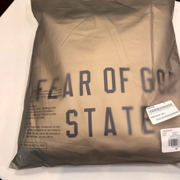 Fear Of God State Unisex Fleece “Shell” Hoodie 100% AUTHENTIC Size Medium NWT - Picture 5 of 9